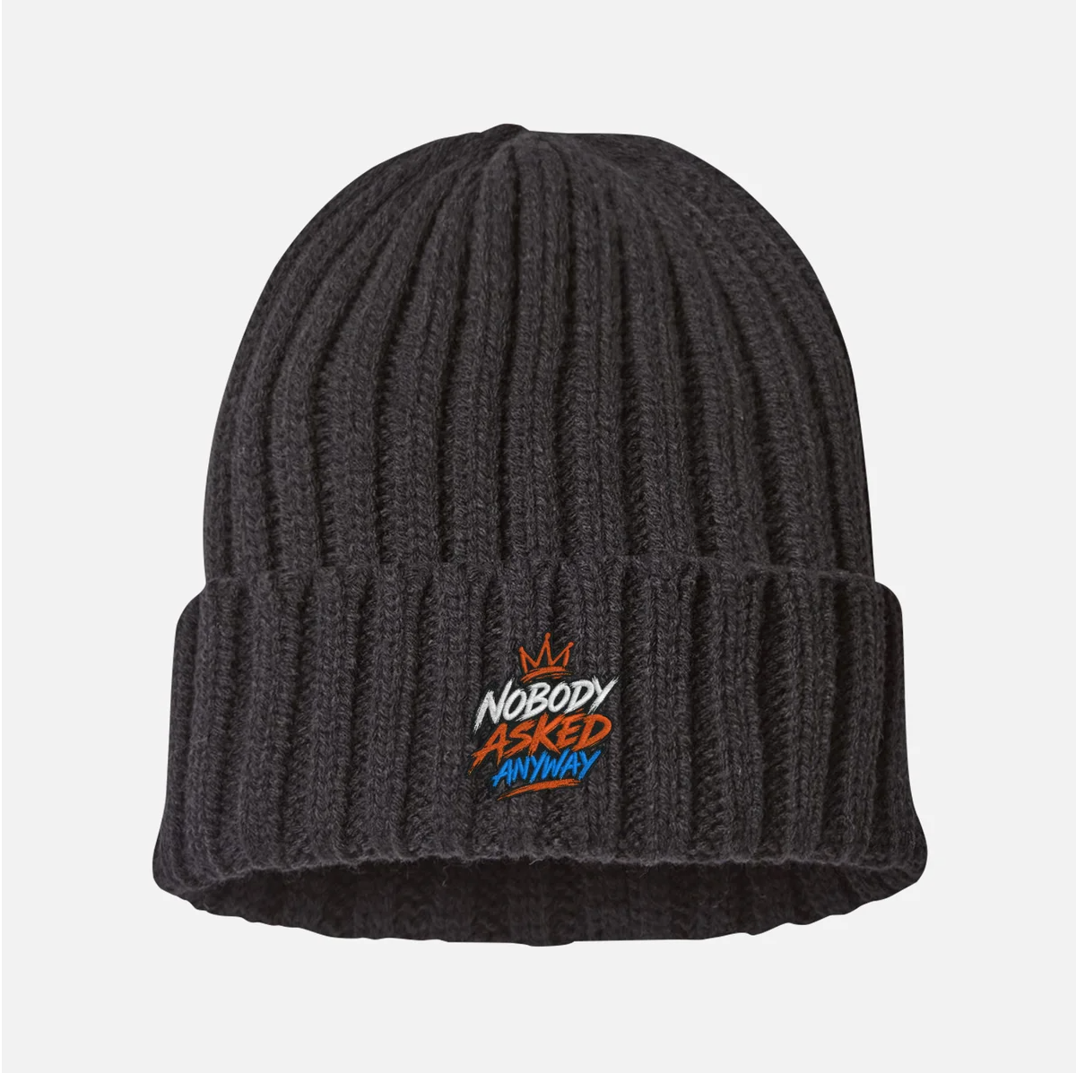 Nobody Asked Classic Knit Beanie